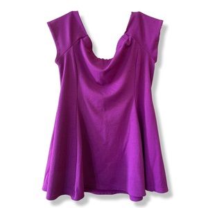 🔴 OVER 50% OFF!!! FTF Purple Short Sleeve Off Shoulder Top